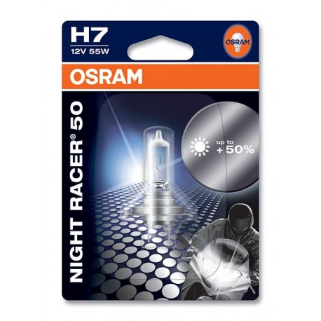 Lampara osram h7 12v 55w px26d night racer 50