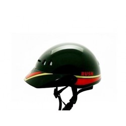 Casco rush ciclomotor negro talla m