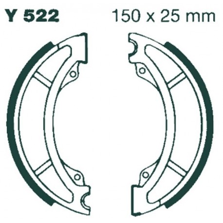 Zapatas freno delantero ebc yamaha sr 250