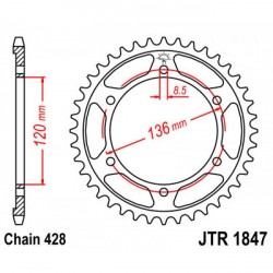 Corona de arrastre yamaha tdr 125