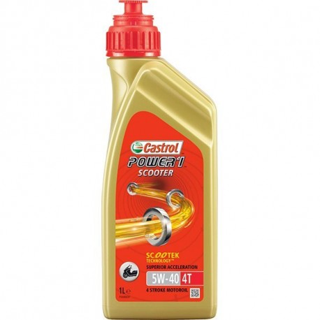 Aceite castrol 4t. 5w 40 power1 piaggio