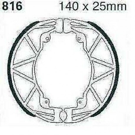 Zapatas freno trasero ebc piaggio liberty 125