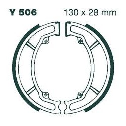 Zapatas freno trasero ebc keeway focus 125