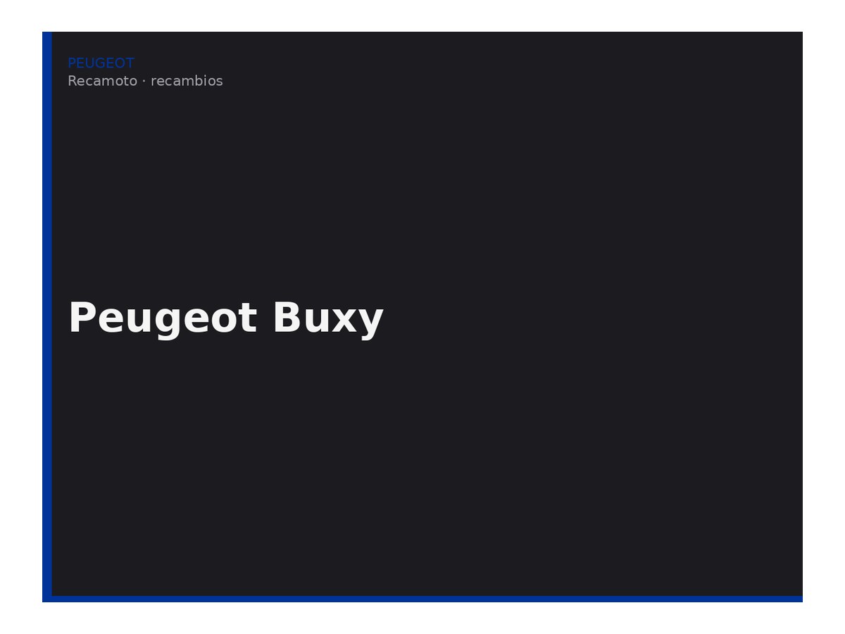 Peugeot Buxy
