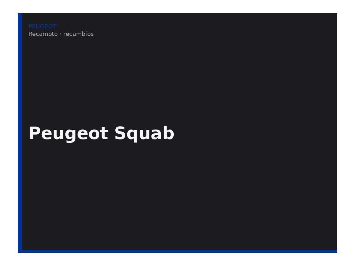 Peugeot Squab