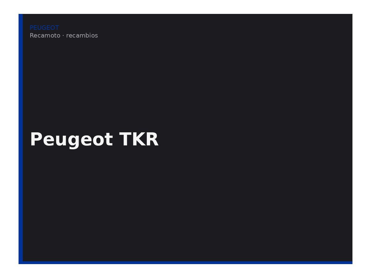 Peugeot TKR