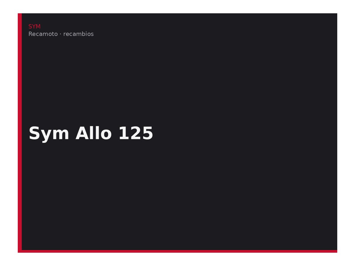 Sym Allo 125
