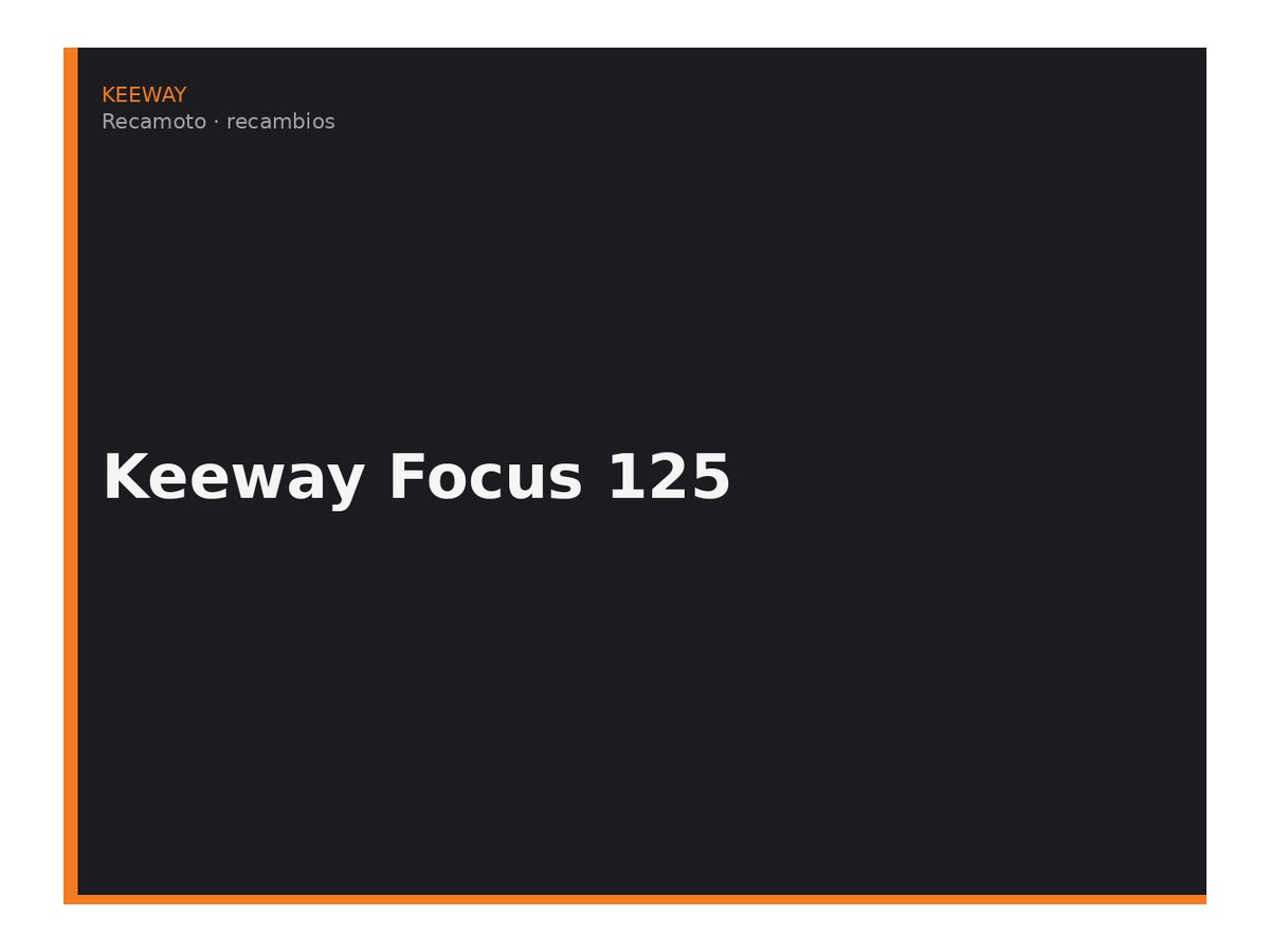 Keeway Focus 125