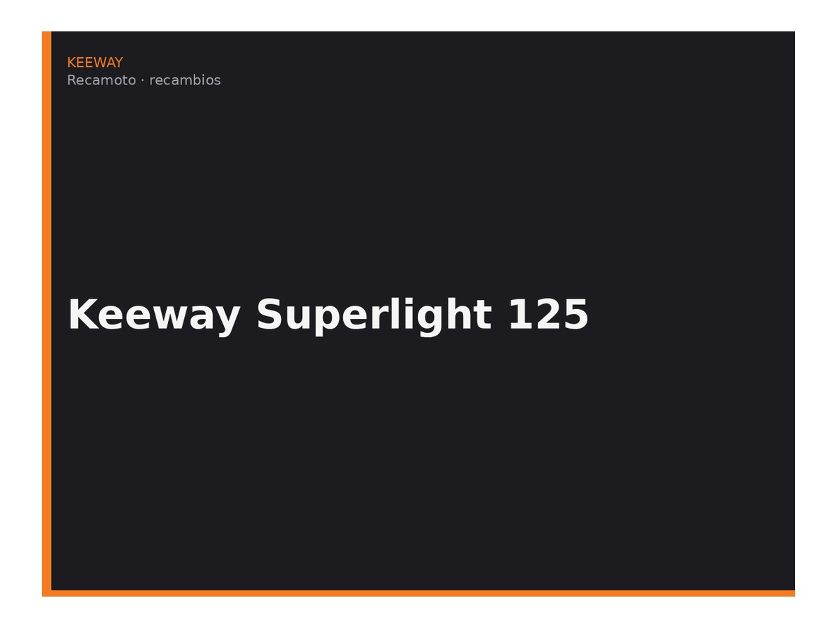 Keeway Superlight 125