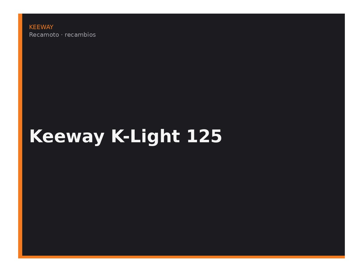 Keeway K-Light 125