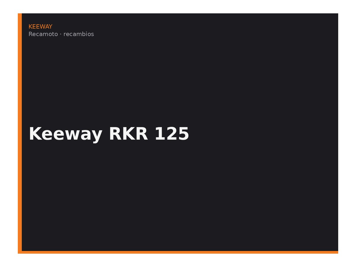 Keeway RKR 125