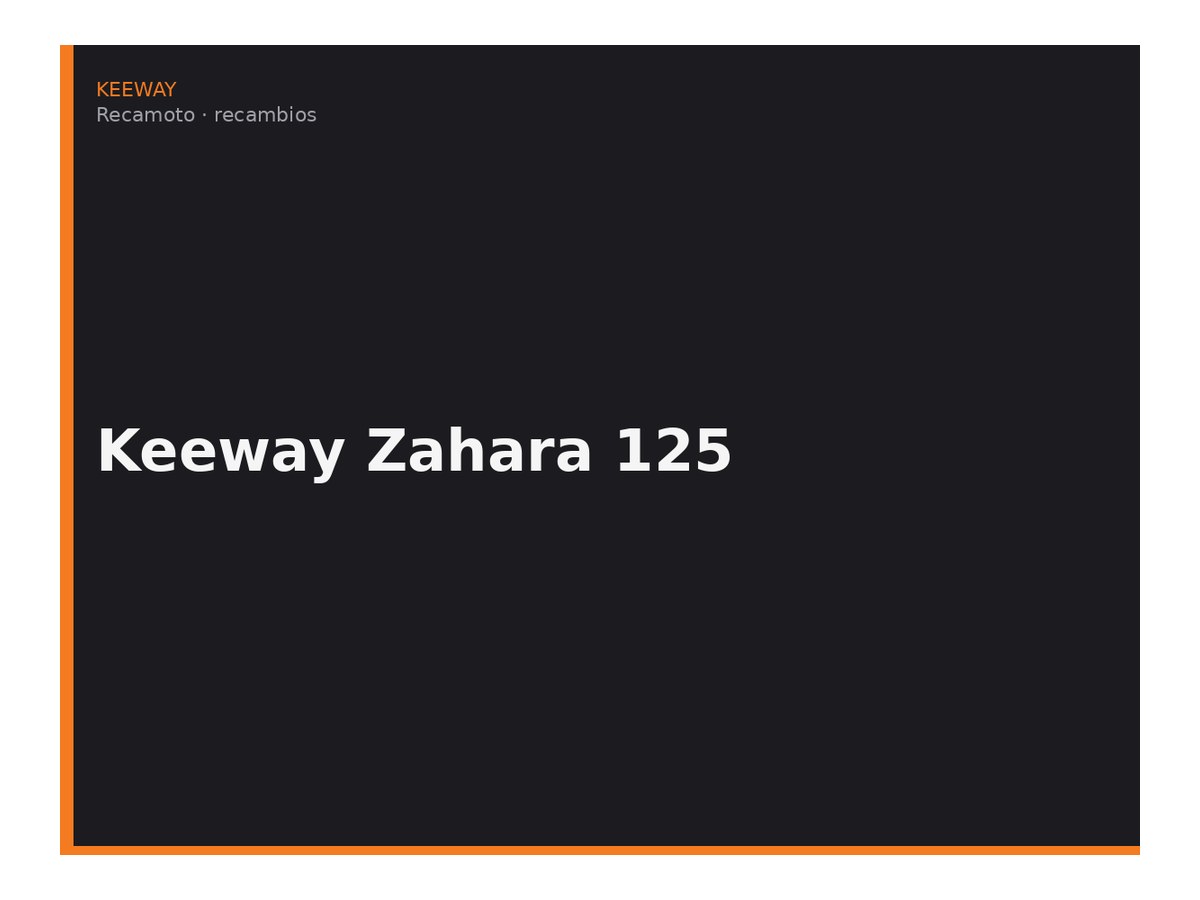 Keeway Zahara 125