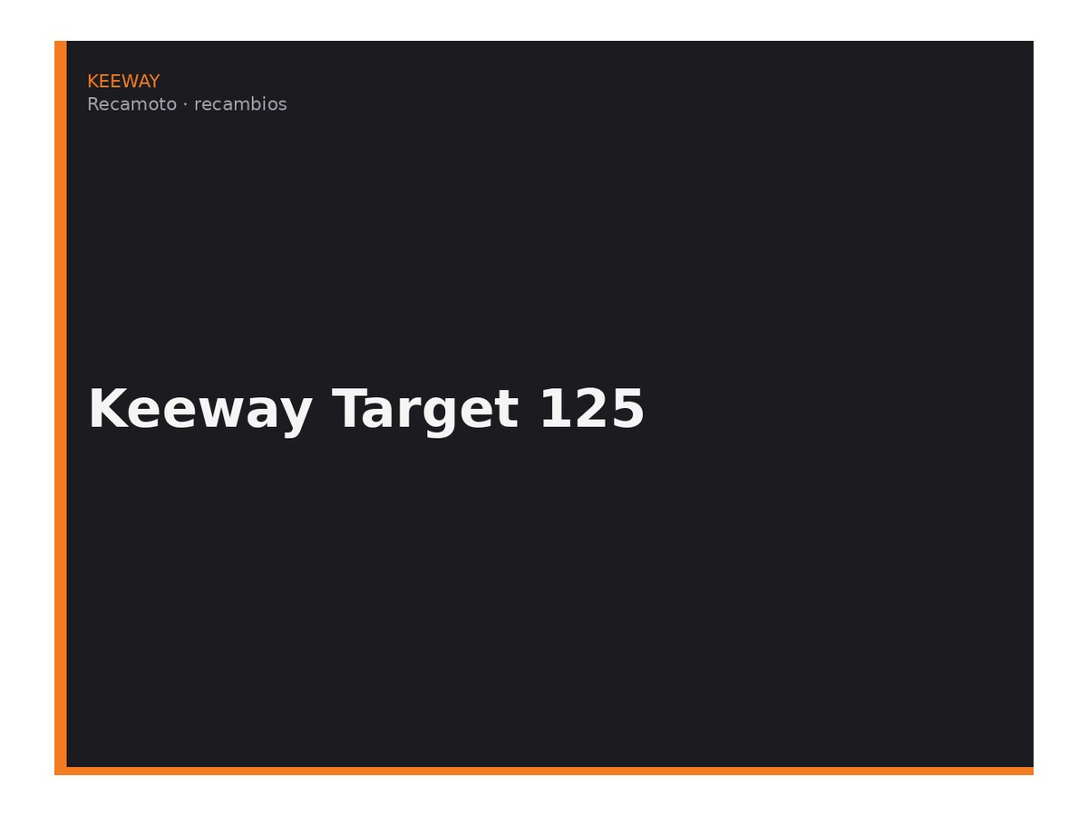 Keeway Target 125