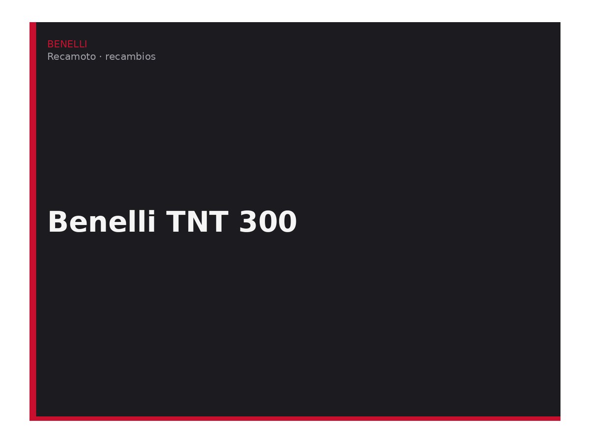 Benelli TNT 300