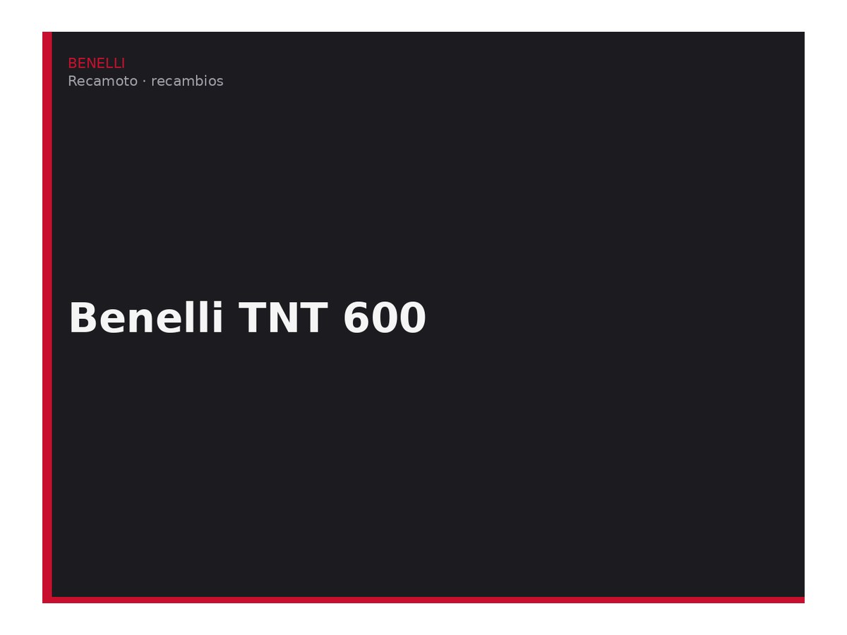 Benelli TNT 600