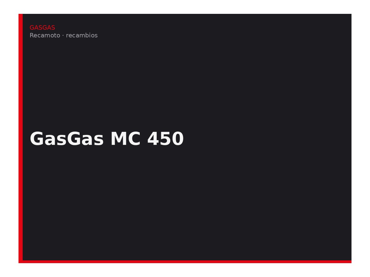 GasGas MC 450