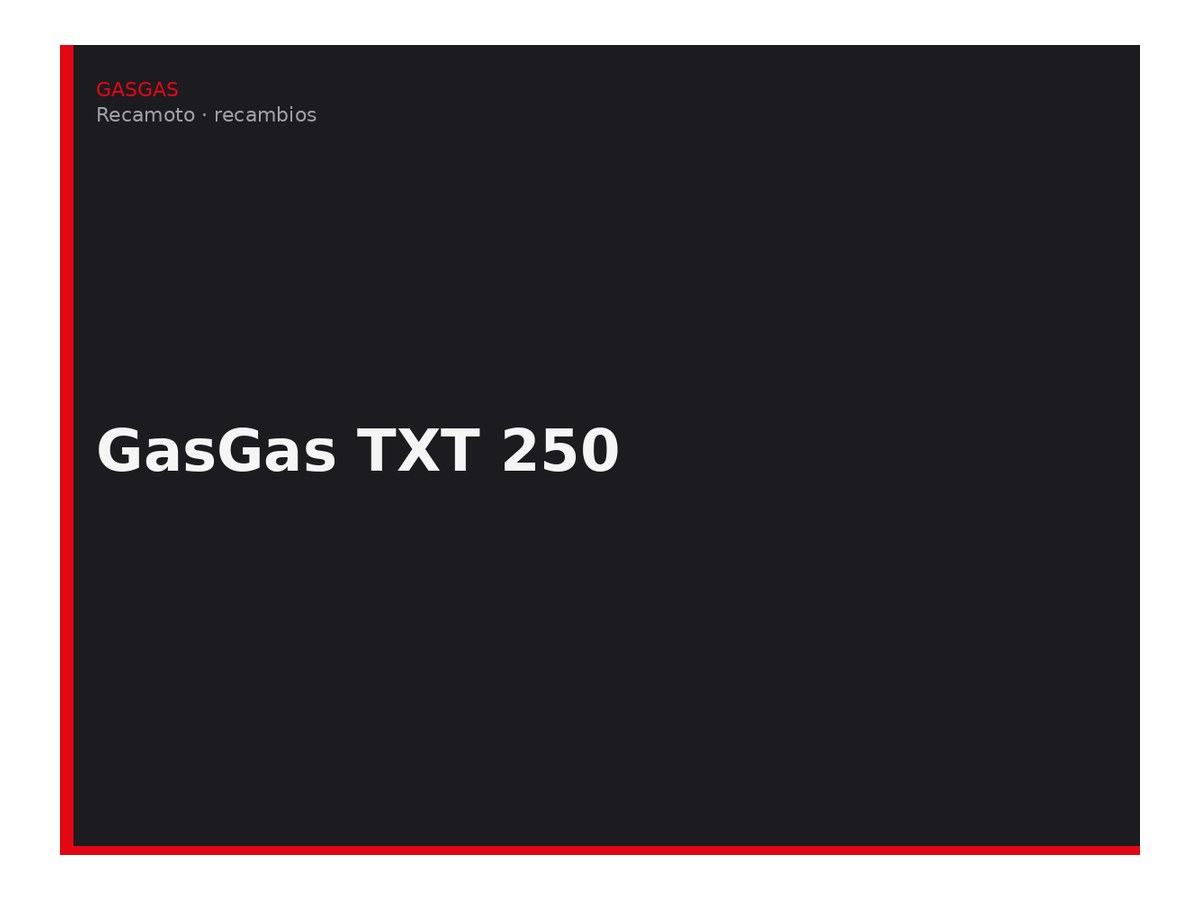 GasGas TXT 250