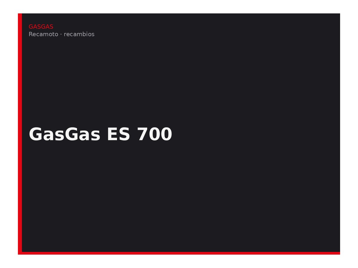 GasGas ES 700